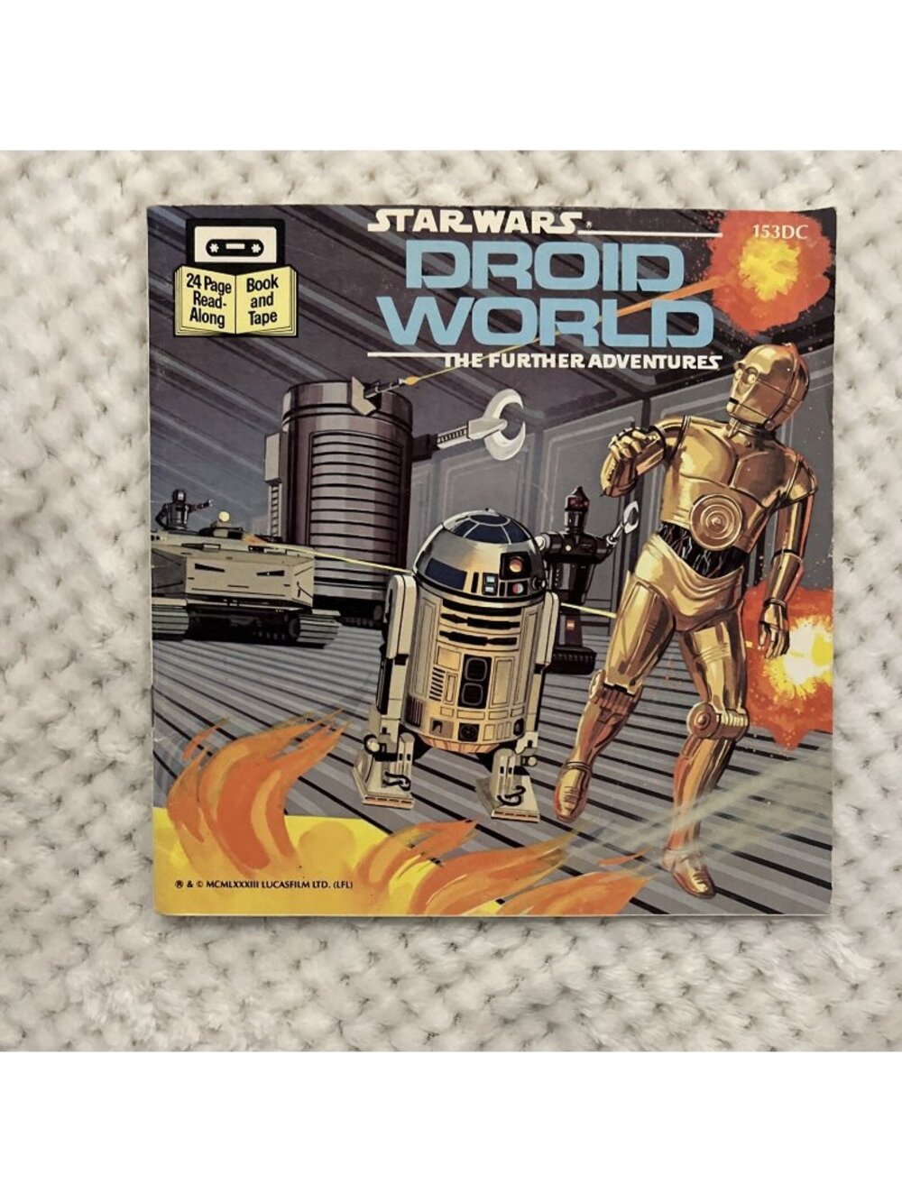1983 DROID WORLD The Further Adventures Star Wars Paperback Book No Cassette